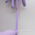 Guanti esami viola guanti di cassetta di sicurezza viola rosa